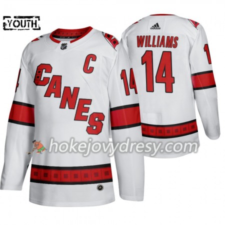 Dětské Hokejový Dres Carolina Hurricanes Justin Williams 14 Adidas 2019-2020 Bílá Authentic